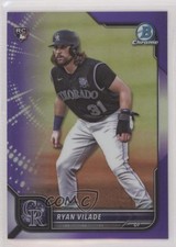 2022 Bowman Chrome Purple Refractor 167/250 Ryan Vilade #14 0s9t