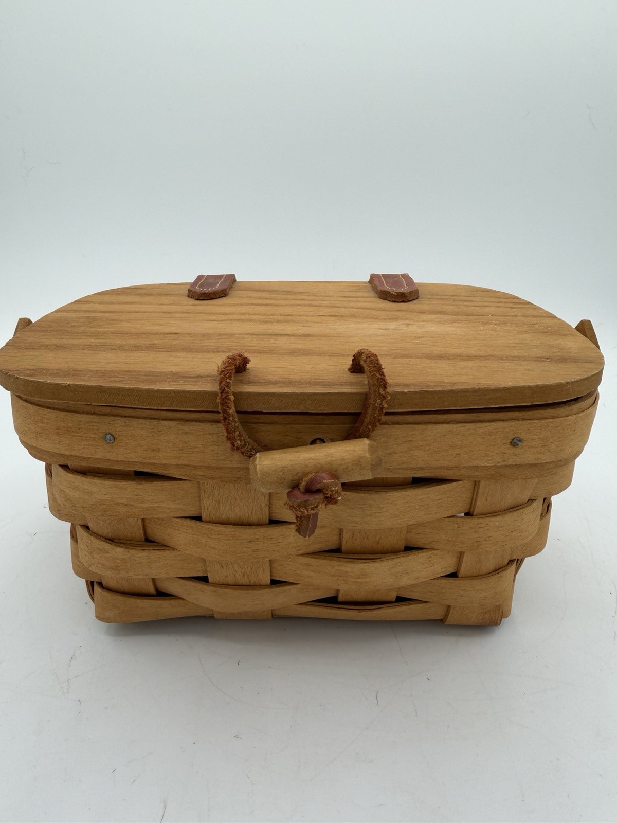 🎒 Longaberger 2004 Kiddie Purse – Adorable Mini Basket Purse! 🧺✨