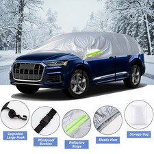 Universal SUV Halbgarage Auto Autoabdeckung Winter Schnee Sonne Frostschutz DE
