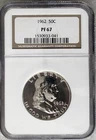1962 Silver Proof Franklin 50c Half Dollar NGC PF67 Coin Beauty #041