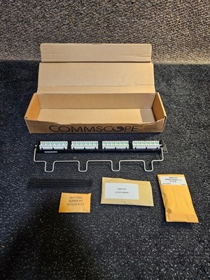 COMMSCOPE UNIPRISE SOLUTIONS UNP-6A-DM-1U-24 760162800  6a 24 Port Patch Panel