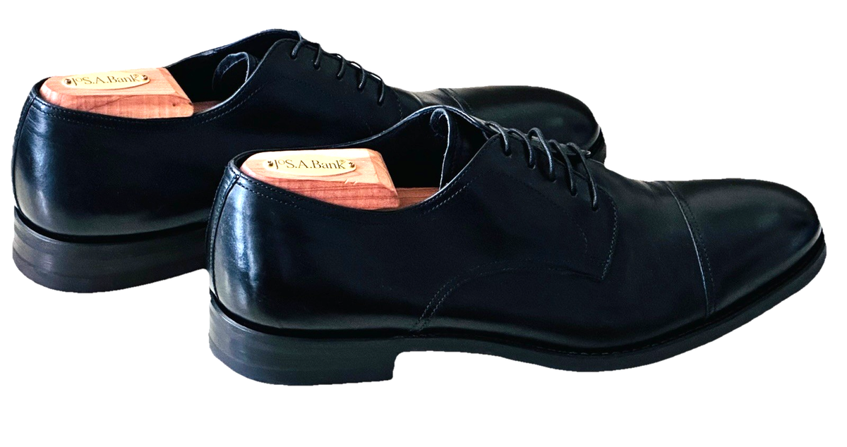 Fabi dress shoes (Italian leather) Fabi Derby Oxfords Mens patent Leather navy blue Shoes Italy  main image 2