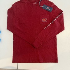 Vineyard Vines Kid  s Crimson Long Sleeve Tee
