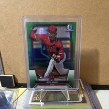 Topps Bowman Chrome Ben Joyce #36 Green Refractor /99 Rookie Angels 2023