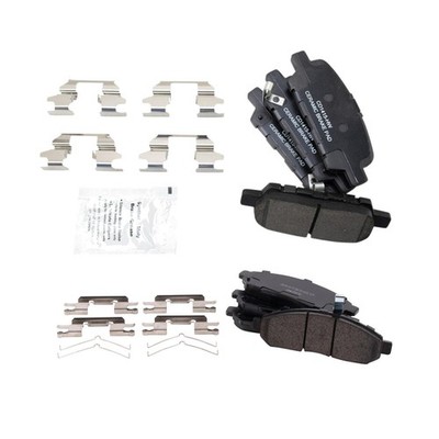 For Nissan Leaf 2011-2014 TRQ BFA82135 Ceramic Front & Rear Disc Brake Pads