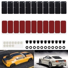 Rear Window Louvers Scoop Louvers Installation Hardware Kit for Ford Chevy Dodge