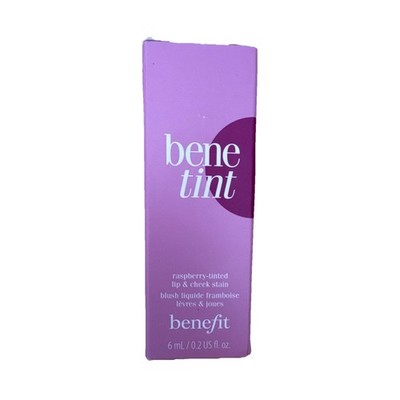 Benefit Benetint Raspberry Lip & Cheek Stain 6ml Longwear Smudge-Proof Liquid
