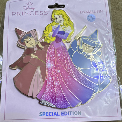 Disney Princess Special Edition Pin Aurora Merryweather Flora pink a la Mode