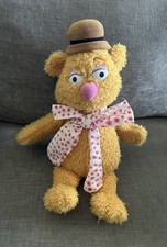 Disney Muppets Fozzie Bear Plush 14 Inch Just Play Stuffed Animal Toy Brown Hat