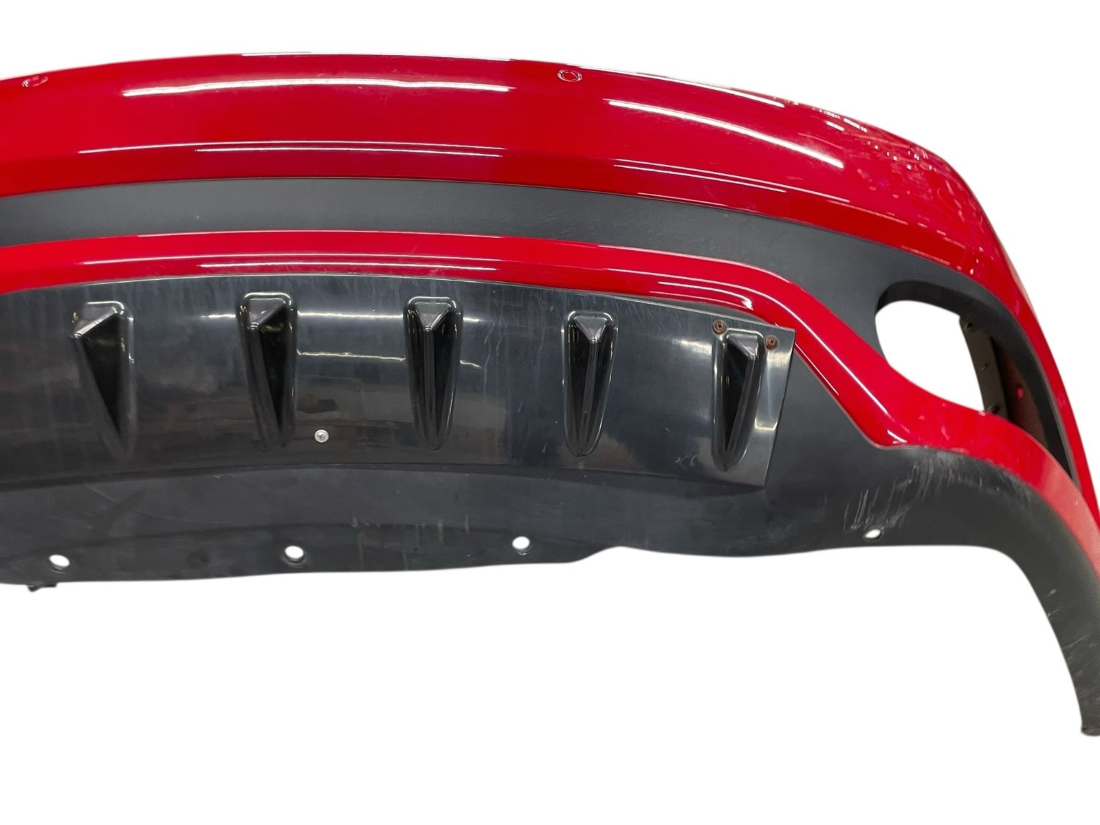 2008-2016 MASERATI GRANTURISMO 4.7L RWD REAR BUMPER COVER ROSSO TRIONFALE (RTR)
