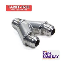 Peterson Fluid 10-1721, One Natural Aluminum Y-Type Oil Return Manifold Performa
