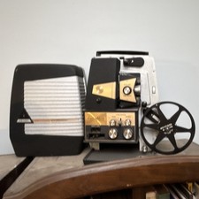 Sears Super Automatic 8mm Movie Projector w/ Speaker f/1.2 Lens Fine Focus