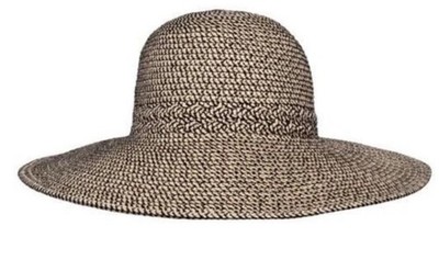 Sunday Afternoons UV Charleston Hat, O/S Pepper Tweed Wide Brim Sun Hat UPF 50+