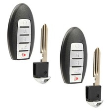 2 Remote Keyless Entry Fob Replacement Key Blade For Nissan 5b SUV (KR5TXN7)