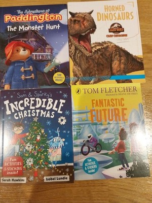 4x McDonald's Happy Meal Books. 1x Camp Cretaceous, Tom Fletcher &more Vgc