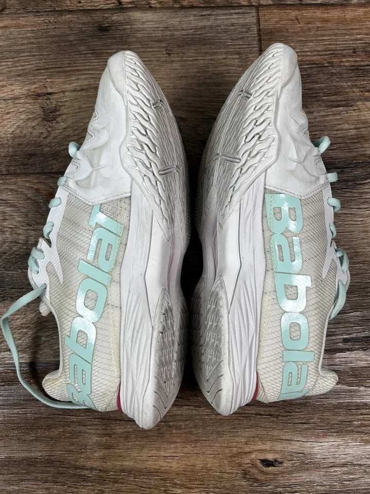 Zapatillas deportivas Babolat Jet Mach II All Court para mujer blancas talla 9 Foto 3 de 4