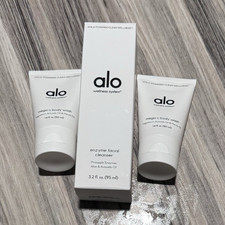 Alo Wellness System Enzyme Facial Cleanser Mega-C Body Wash Set AHA