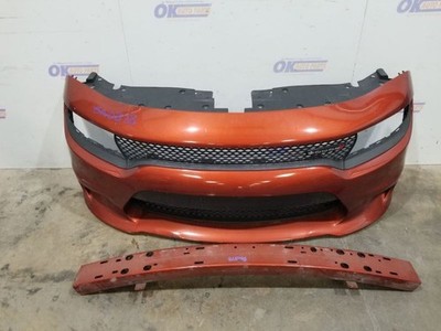 20-21 DODGE CHARGER OEM FRONT BUMPER ASSEMBLY ORANGE WITH GRILLES FOGS - READ