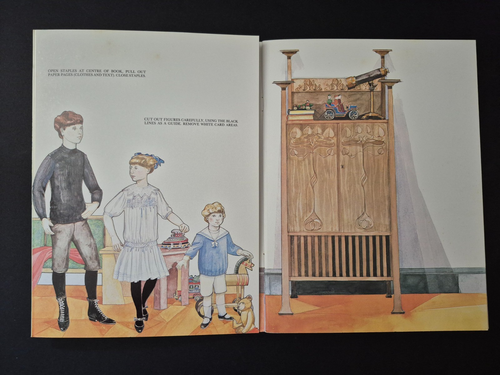 Libri per bambole di carta edoardiane 1987 e 1993, non tagliati e mai usati - Foto 6 di 21