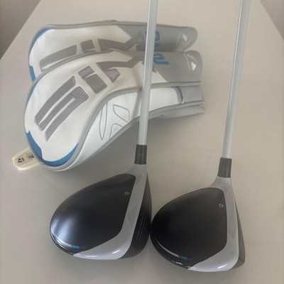 TaylorMade SIM2 MAX.D Fairwayholz Set 3W 16° 7W 22° L Flex mit Bezug Damen RH