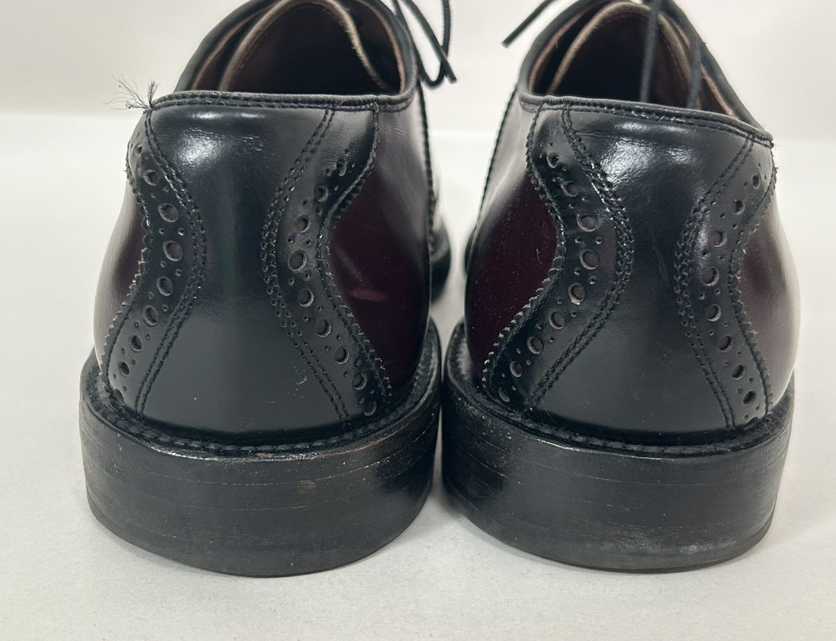 ALLEN EDMONDS POLO Genuine Leather Oxford Men\'s Dress Shoes Burgundy Black 14 A Men main image 2