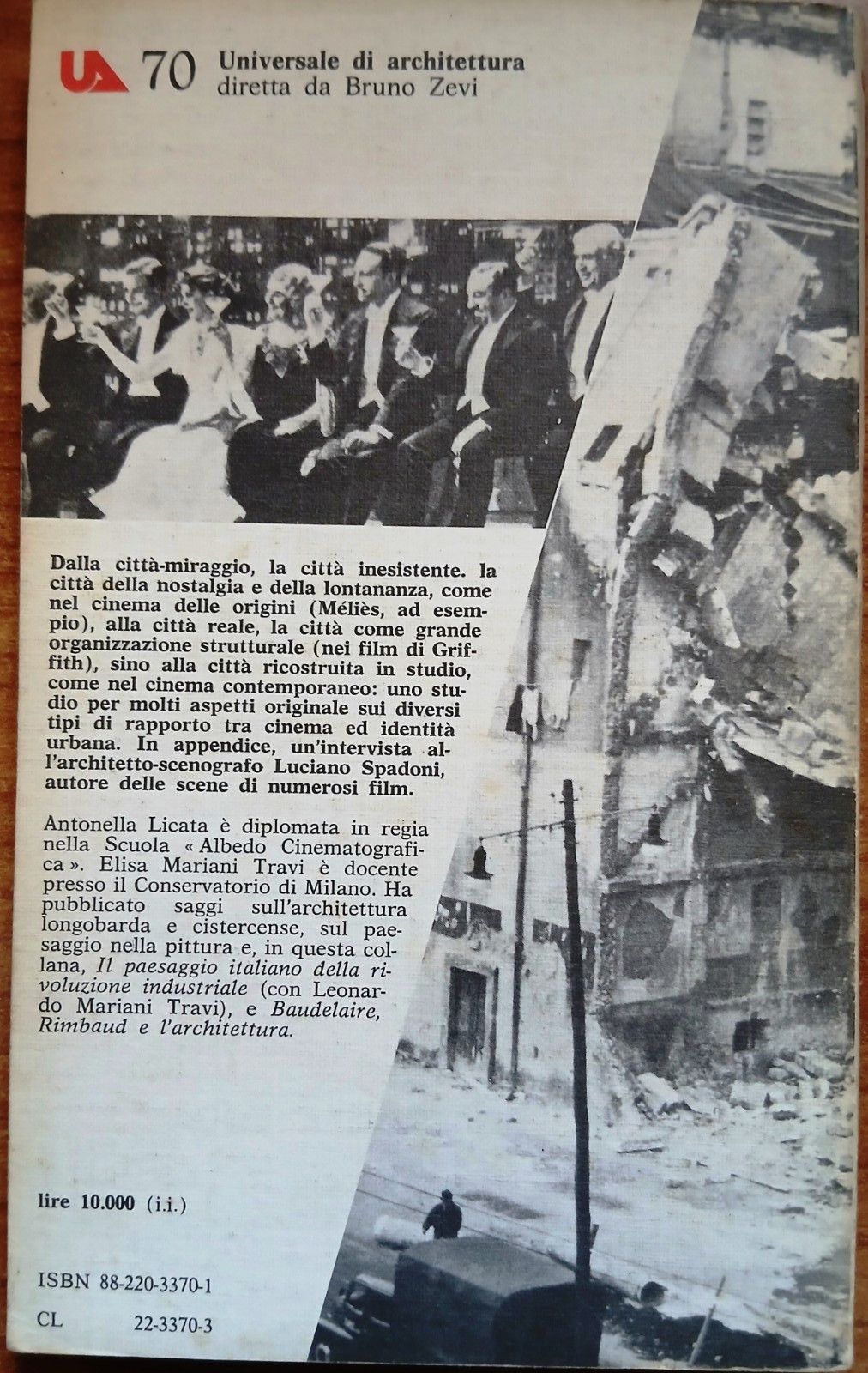 Libro “La città e il cinema” di A. Licata e E. Mariani Travi (Ediz. Dedalo) 1985 foto 2