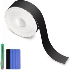 Matte Black Vinyl Wrap Self-adhesive Matte Vinyl Tape For Black Out Chrome Dele Matte Black Vinyl Wrap Self-adhesive Matte Vinyl Tape For Black Out Chrome Dele