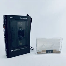 Panasonic Model RQ-335 Portable Cassette Player And Recorder -Japan Works! Video