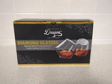 Dragon Glassware Tilted Diamond Tumblers