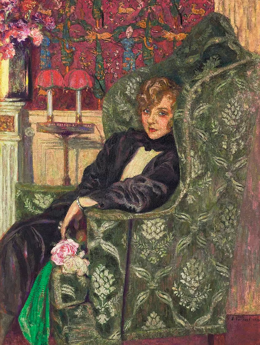 Édouard Vuillard Signed Oil Painting on Canvas 16x24 in Post