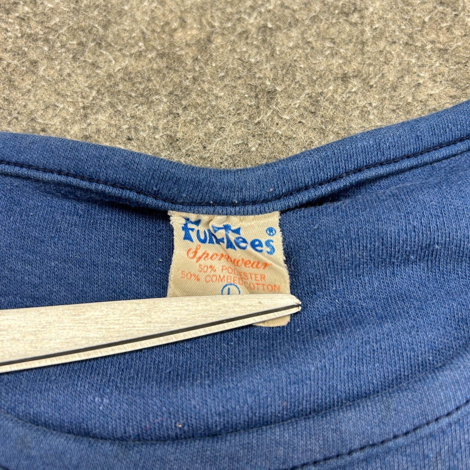 FILA Camicia da canottaggio VINTAGE donna media? Rafting blu bianco fiume California anni 70 80