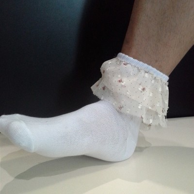 little girl frilly socks