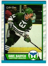 1989-90 O-Pee-Chee #46 Dave Babych Hartford Whalers