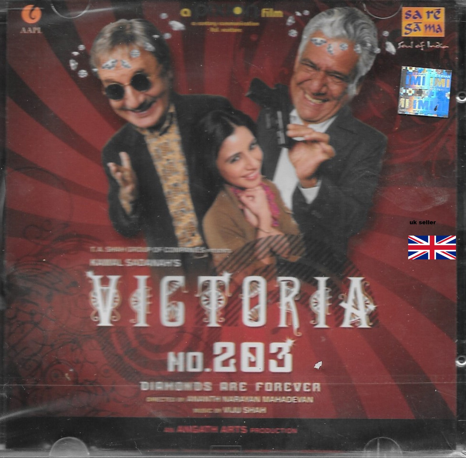 VICTORIA NO 203    - NEW BOLLYWOOD SOUNDTRACK CD - FREE UK POST