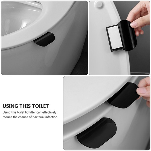 6PCS Practical Toilet Lid Lifter Durable Home Bathroom Toilet Lid Handle - Imagen 7 de 11