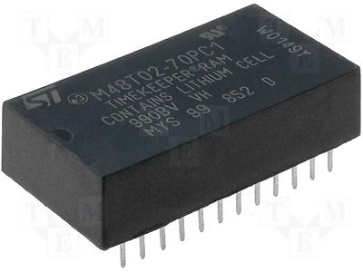 ST M48T02-70PC1 DIP 16Kbit 2Kb x8 TIMEKEEPER[ SRAM