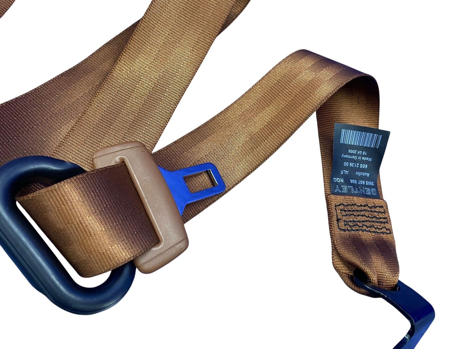 2006-2012 BENTLEY CONTINENTAL FLYING SPUR REAR RIGHT SEATBELT RETRACTOR ASSEMBLY