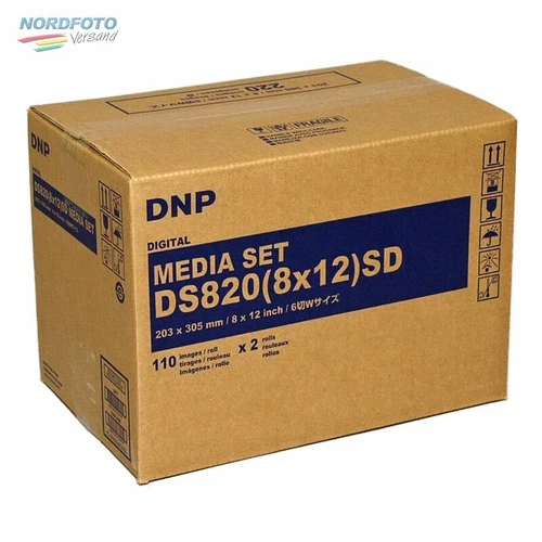 DNP Mediaset für DS 820 Drucker 20x30cm (8x12inch) SD für 2x 110 Prints
