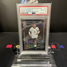 2021 Donruss Road to Qatar Optic Black Velocity Prizm /25 Jamal Musiala PSA 10