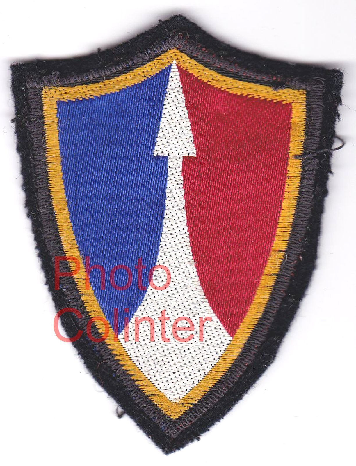 Écusson Tissu US Army – 7e Corps D'armée – Insigne Militaire Vintage – Occasion