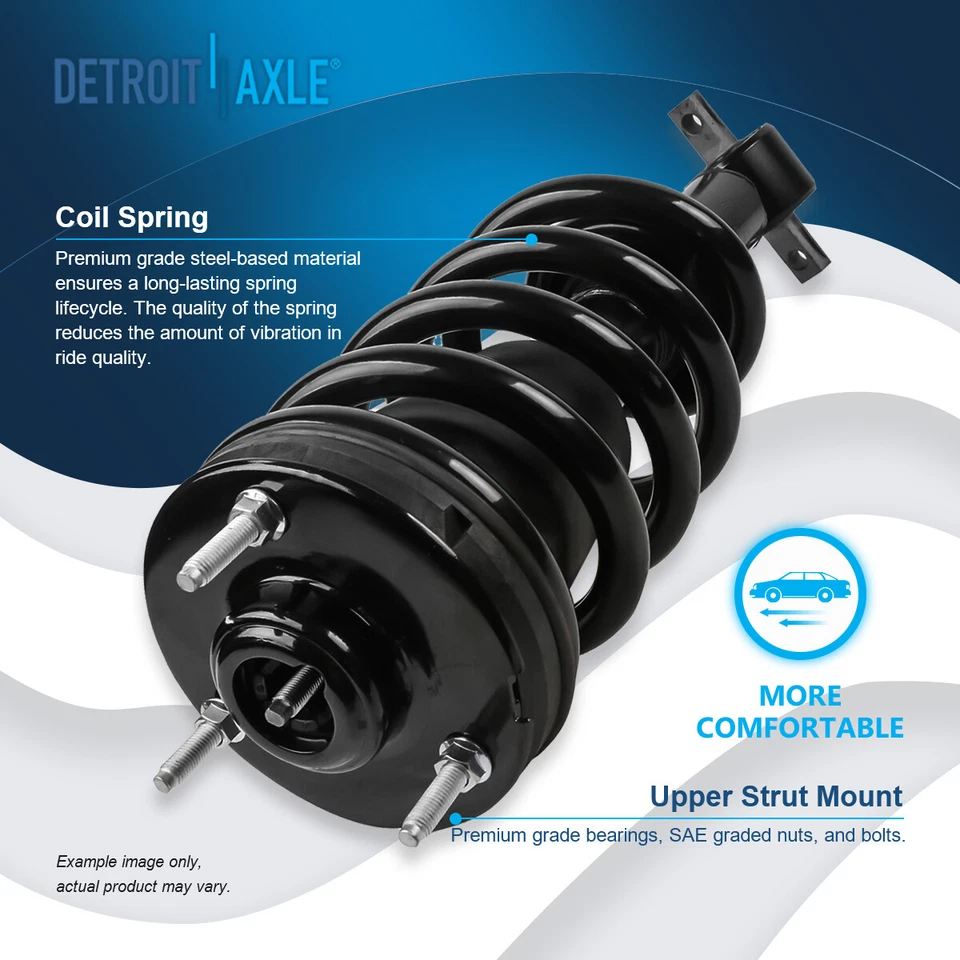 Conjunto de amortiguadores traseros de puntales delanteros para Chevy Silverado GMC Sierra 1500 2007-2013 Foto 4 de 4