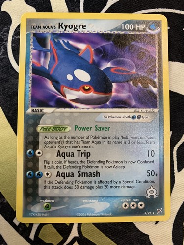 Team Aqua's Kyogre - 3/95 Team Aqua & Team Magma Set - Pokemon 177 πNM +π - Picture 2 of 7