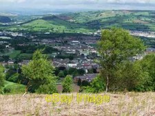 Photo 6x4 Caerphilly Mountain Caerphilly Castle can be seen between the t c2007