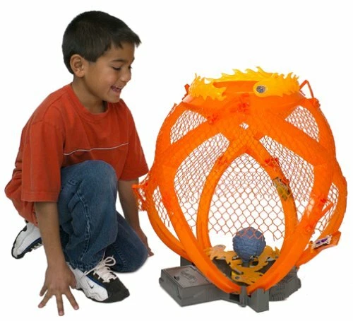 Hot wheels throwback sales fireball crash playset