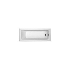 Image of Bathroom Bath Bathtub Modern Tub Square Straight Single Ended Designer White