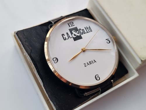 UdSSR UHR ZARIA ZARIJA VINTAGE Mechanische Armbanduhr UdSSR + Dokument + BOX - Bild 4 von 11