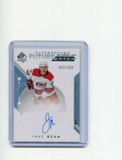 2018-19 SP Authentic Future Watch Jake Bean Rookie Auto 633/999