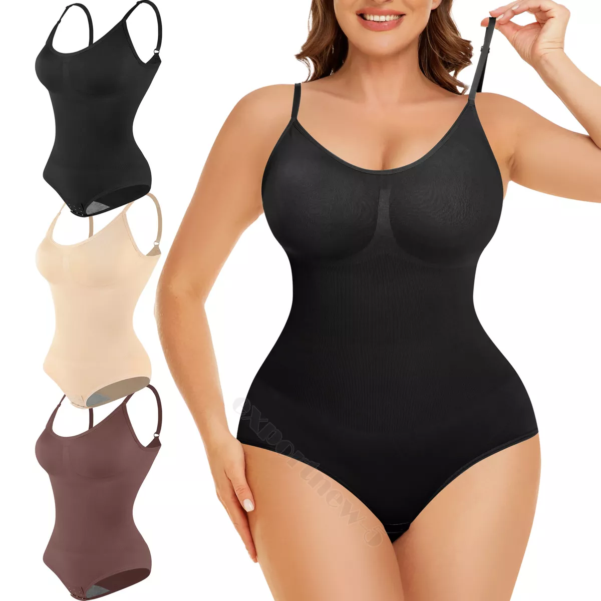 Plus Size Women Full Body Shaper Firm Tummy Control Shapewear