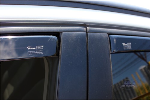 Deflectores de viento para Audi Q3 2011-2018 5 puertas juego de 4 piezas tintado Heko - Imagen 5 de 9