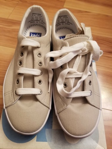 Vintage NIB Keds Womens Relaxed Fit Platform Twill Stone Sneakers Shoes Sz 5.5 M - Picture 2 of 10